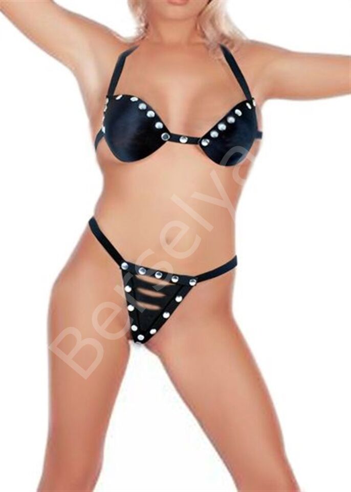 Deri İç Giyim Takım Ask011 Seksi Takım