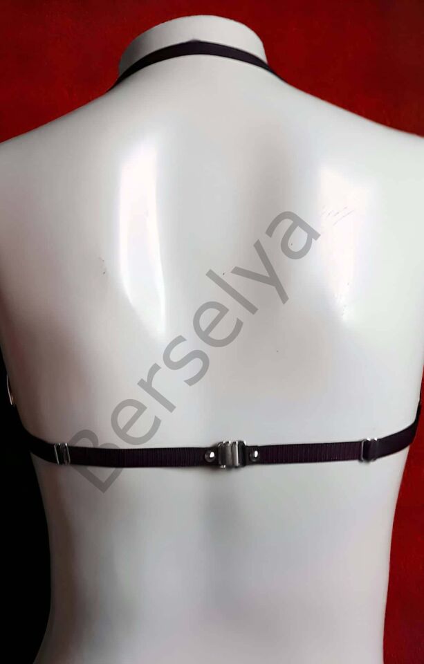 Lastik Sütyen Harness - Seksi Bayan Sütyen Lastik Harness - Seksi İç Giyim - Brf577