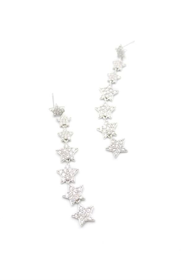 Yıldız Küpe - Gümüş