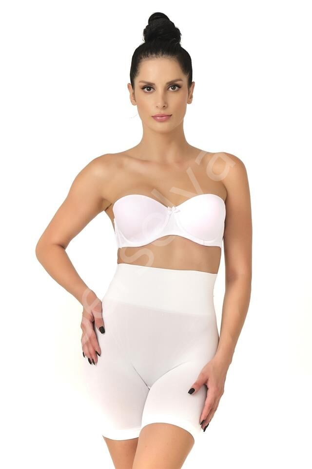 Beyaz Emay 2017 Düşük Bel Double Pantalon Korse