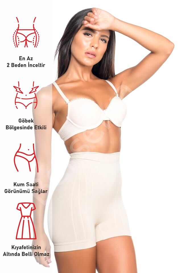 Ten Emay 7027 İnce Düşük Bel Boxer Korse