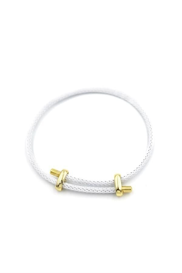 İp Bileklik - Beyaz