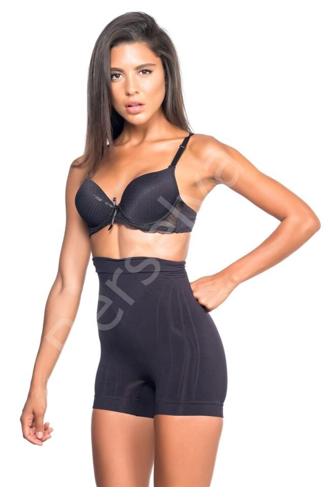 Siyah Emay 7027 İnce Düşük Bel Boxer Korse