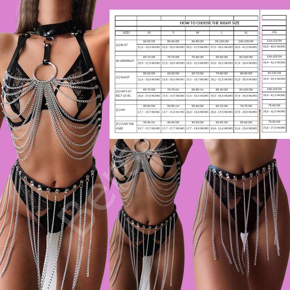 Bel Altı Zincirli Sexy Kadın Aksesuarı 1008-62-1