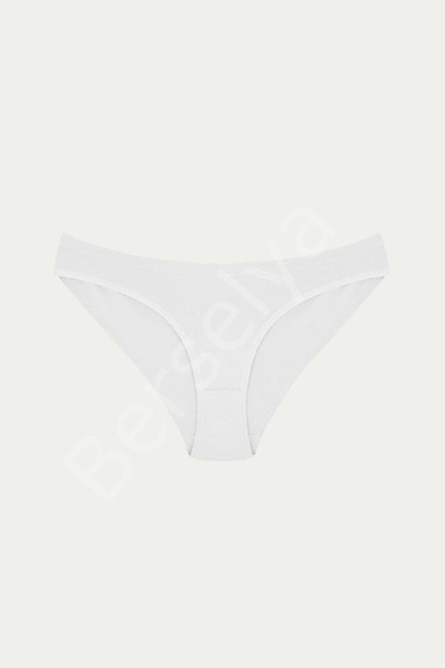 Pamuklu Siyah Beyaz Ten Rengi 3'lü Külot