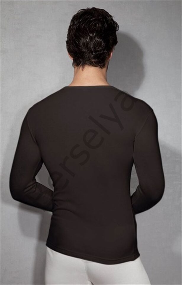 Doreanse Erkek  Yuvarlak Yaka Uzun Kol T Shirt 2965