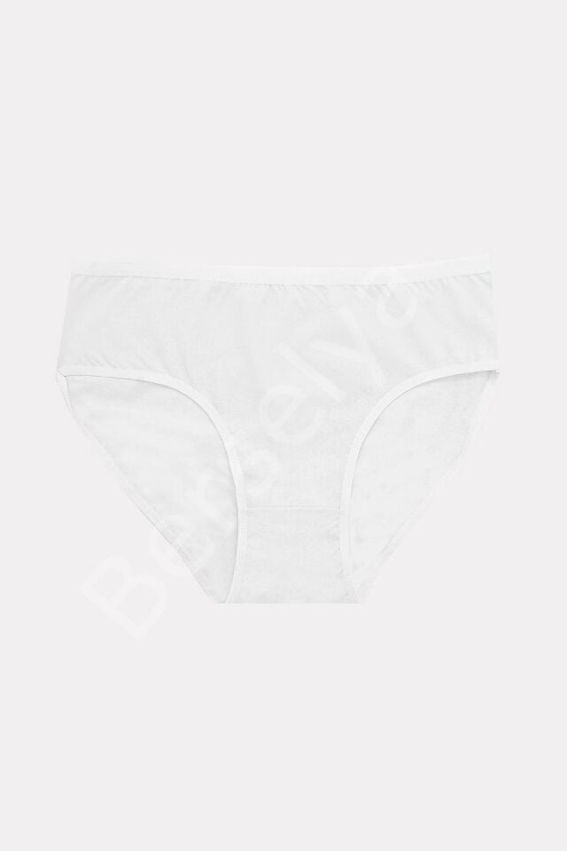 Büyük Beden Pamuklu Siyah Beyaz Ten Rengi 3'lü Külot