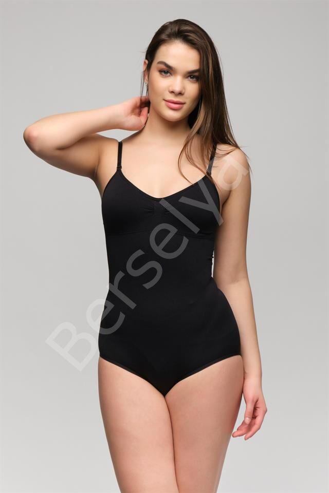 Siyah M Emay 1925 Soft Pedli Çıtçıtlı Body
