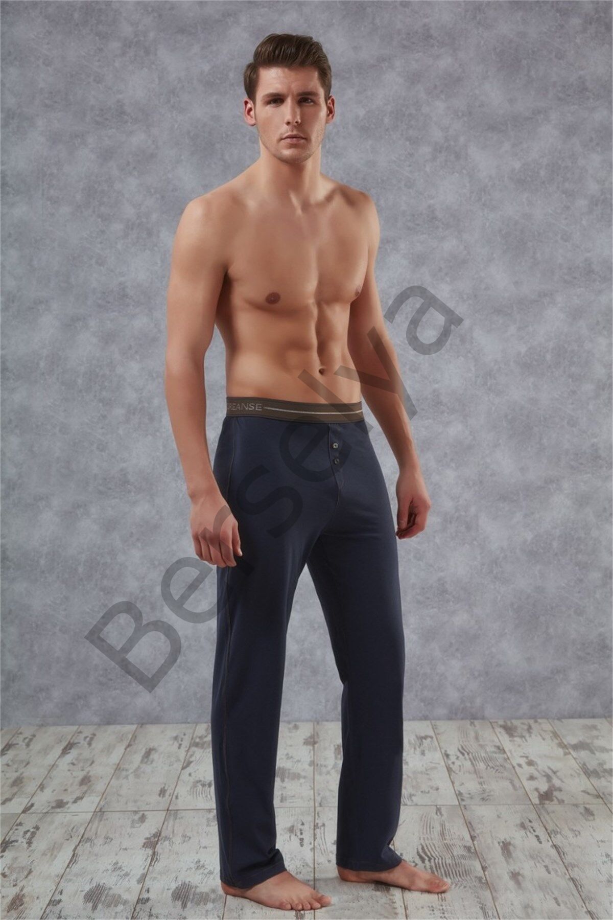 Doreanse  Önden Düğmeli Pamuklu Erkek  Pantolon 1955