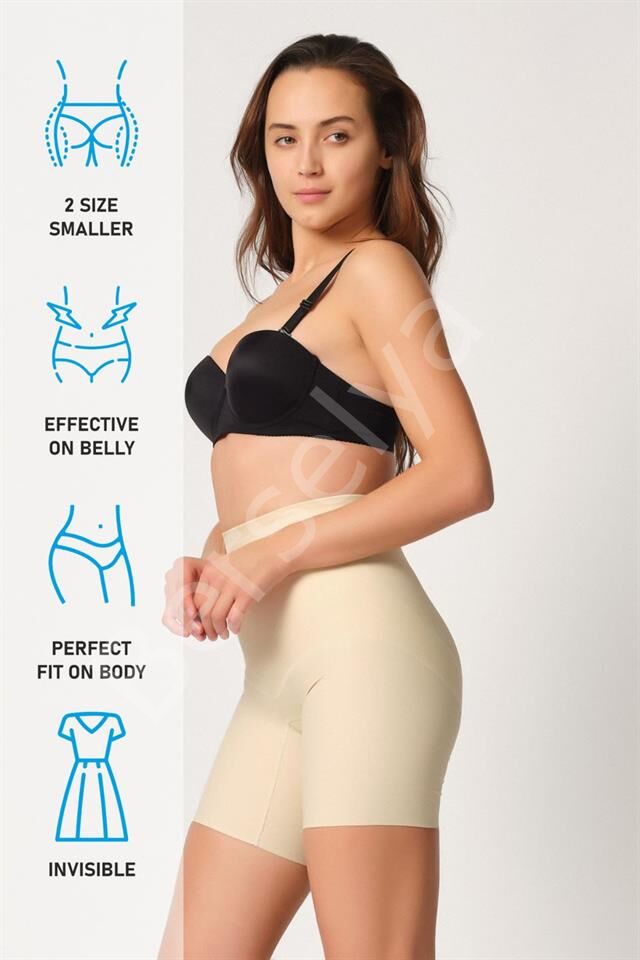 Ten Emay 2816 Yüksek Bel Boxer Lazer Korse