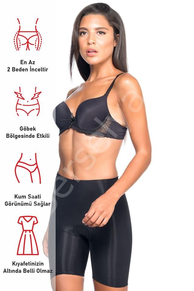 Siyah Emay 2800 Double Boxer Lazer Korse