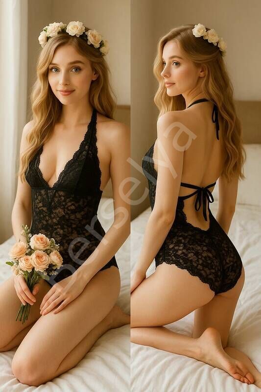 Tam Dantel İnce Askılı Body