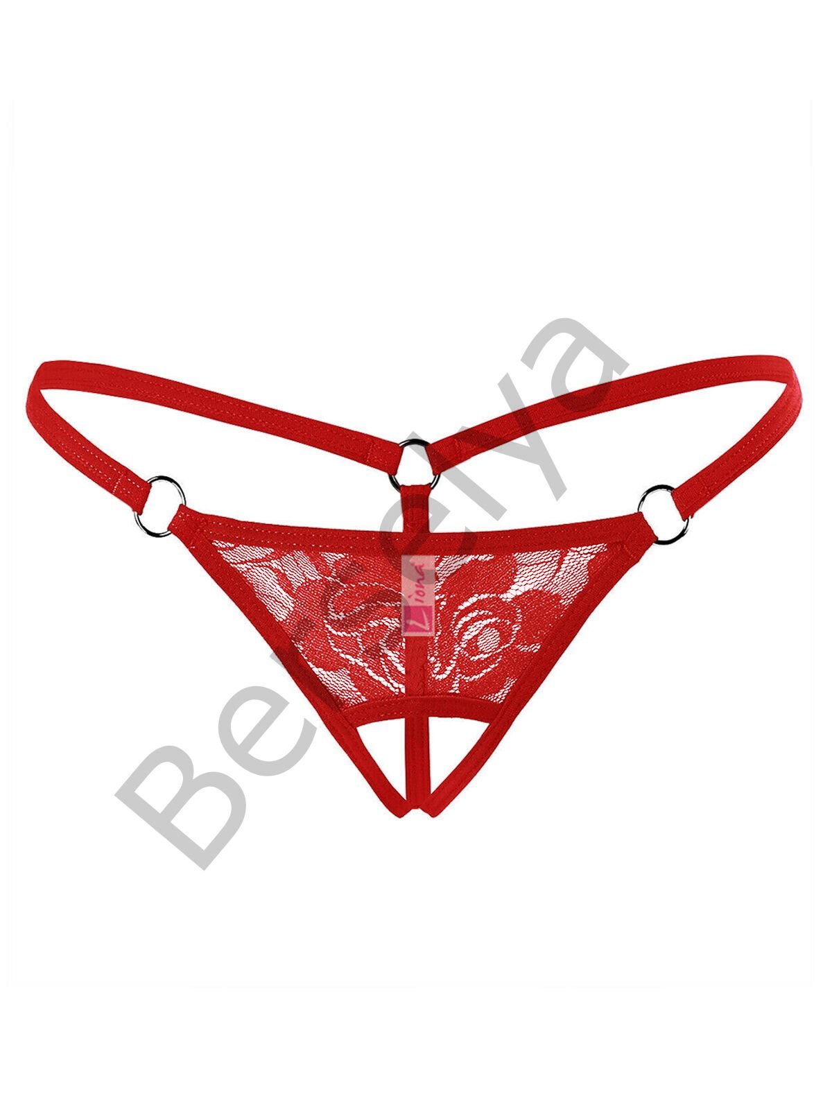 Fantezi İç Giyim Ağı Açık Dantelli Fantazi G String