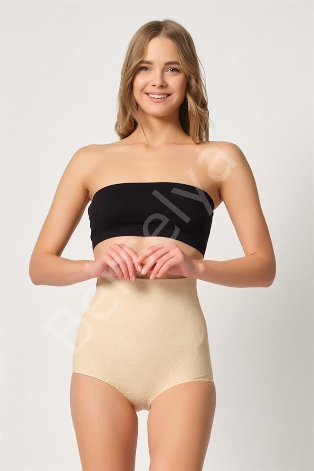 Ten Emay 2842 Lazer Dantelli Slip Korse