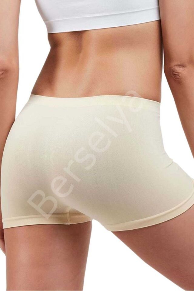 Elite Life Dikişsiz Kadın Boxer Ten Şort 830 S-M