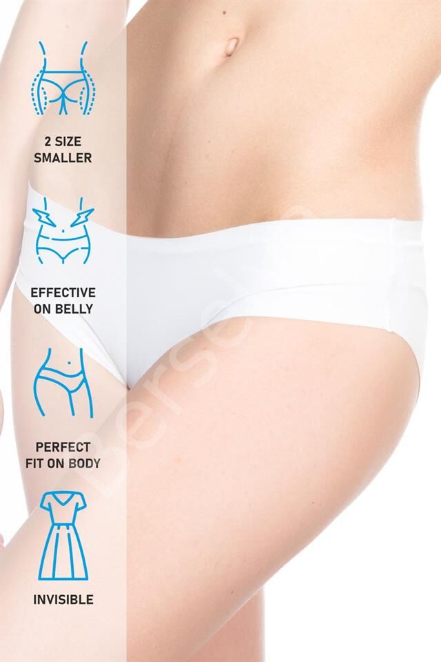 Beyaz Emay 2818 Slip Külot Lazer Korse
