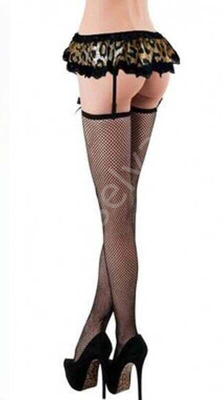 Leopar Desenli Mini Etek