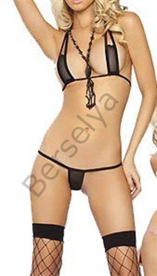 Br03121 Transparan Seksi Bikini