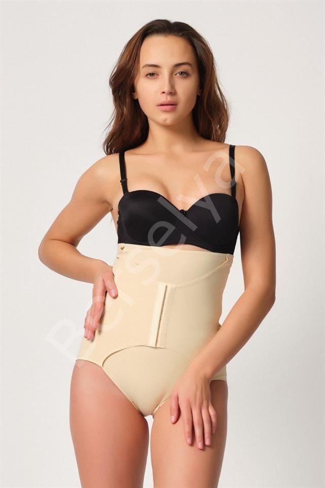 Ten Emay 2932 Double Karın Agraf Destekli Slip Lazer Korse