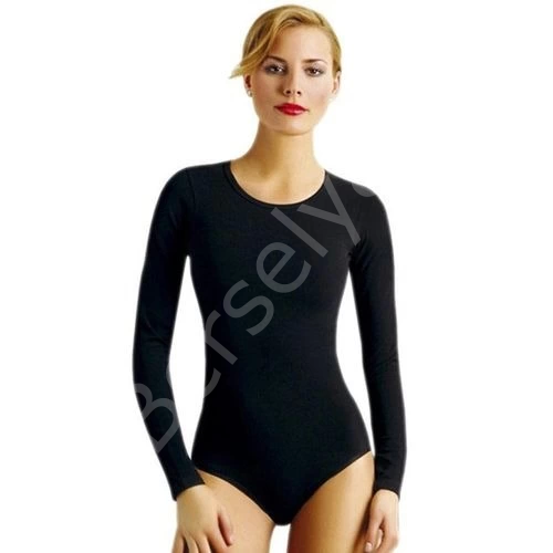 İmer 9261 Kadın Uzun Kol Çıtçıtlı Atlet