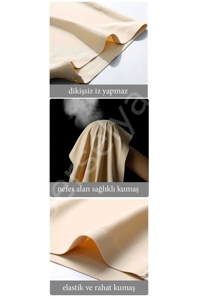 2 Adet Kadın Dikişsiz Görünmez İz Yapmaz Mini Şort Boxer Siyah Beyaz