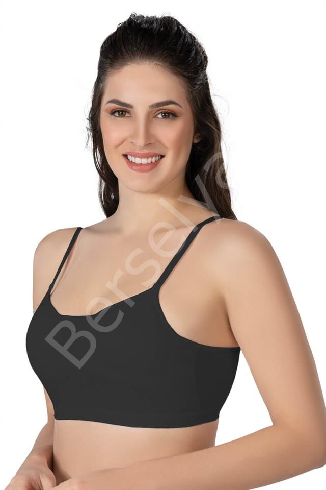 Siyah Emay 1423 Modal Cotton Kaplı Büstiyer