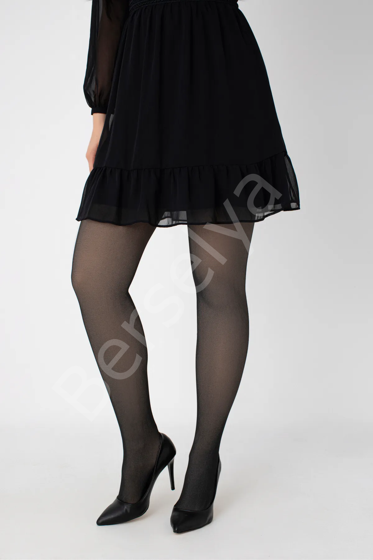 Kadın Peluş Tayt Yüksek Bel Kışlık Termal Kadın Külotlu Çorap Ten Rengi Görünümlü