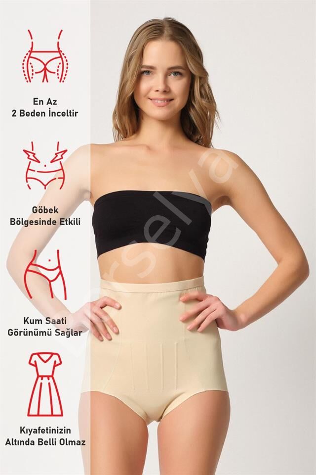 Ten Emay 2931 Karın Balen Destekli Slip Lazer Korse