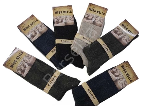 Miss Bella Lamswool Kışlık Erkek Çorap 8 Adet