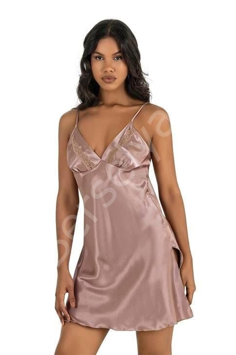 Vizon Kısa Saten Gecelik 8211