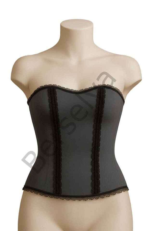 Gri Mı Emay 9155 F Fırfırlı Terletici Büstiyer