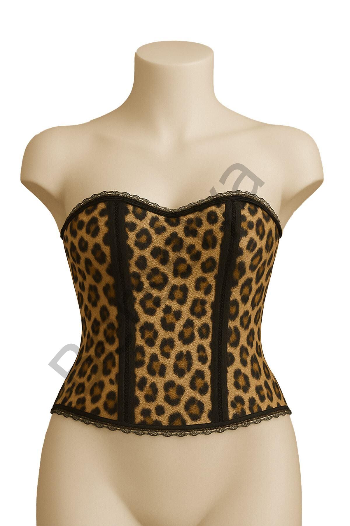 Leopar Mı Emay 9155 F Fırfırlı Terletici Büstiyer