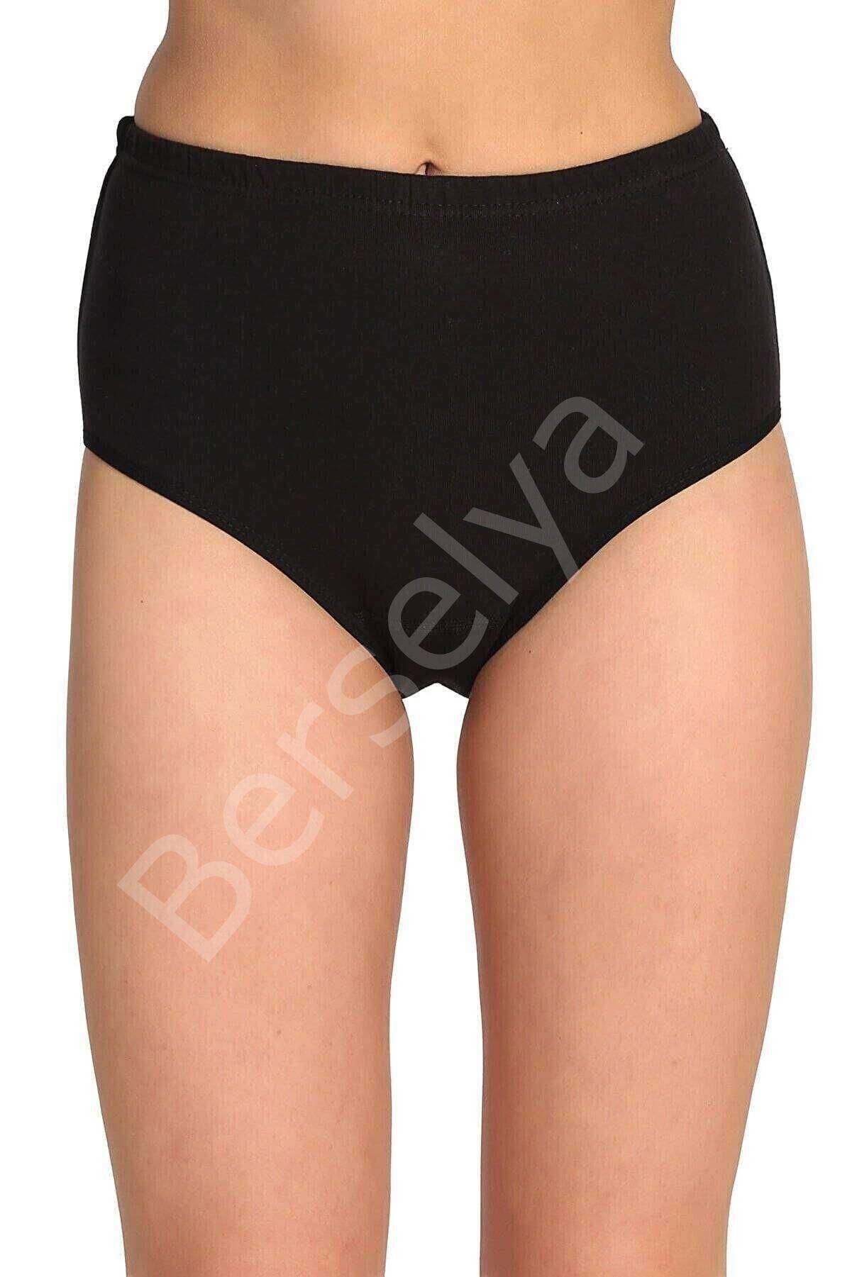 6 Adet Tutku Kadın Yüksek Bel Bato Kalın Lastik Külot S1