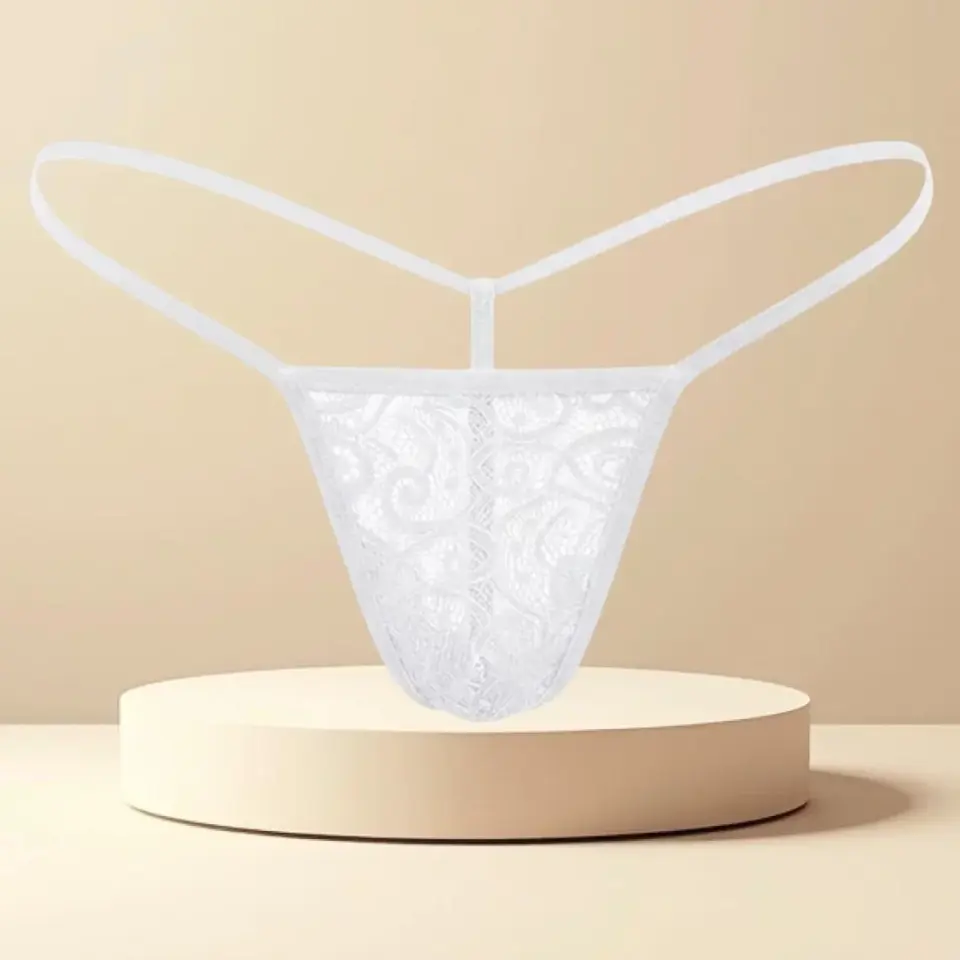 Kadın Premium Dantelli G-string 3’lü Külot Takımı