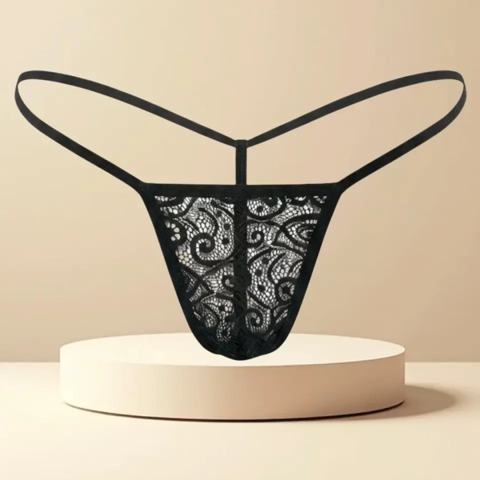Kadın Premium Dantelli G-string 3’lü Külot Takımı