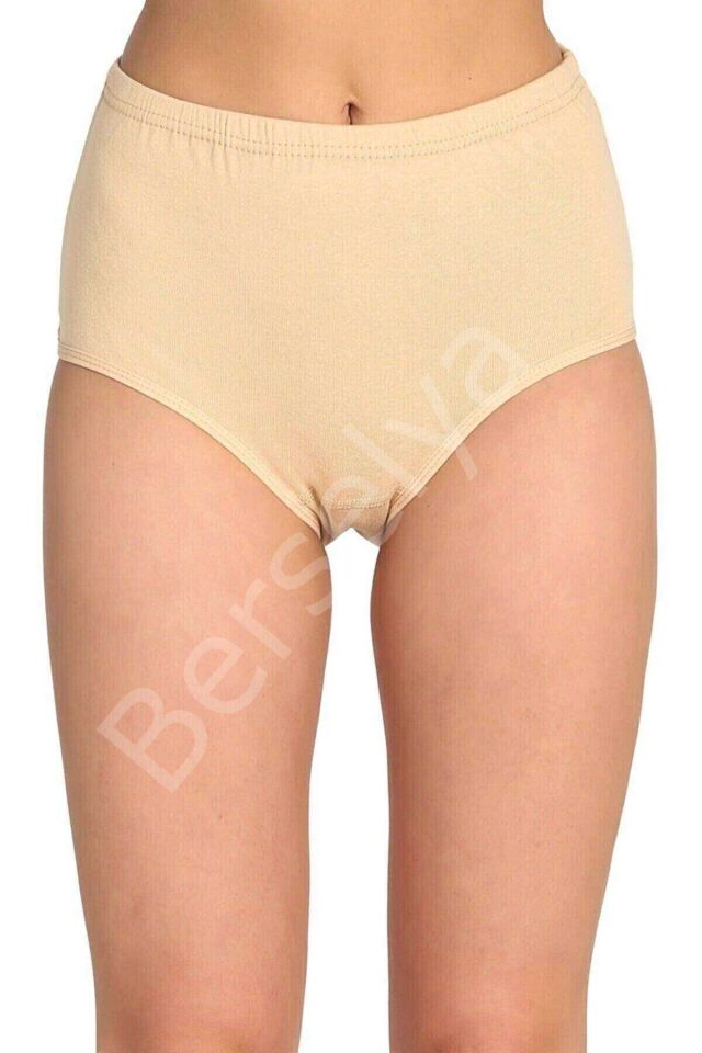 6 Adet Tutku Kadın Yüksek Bel Bato Kalın Lastik Külot S5