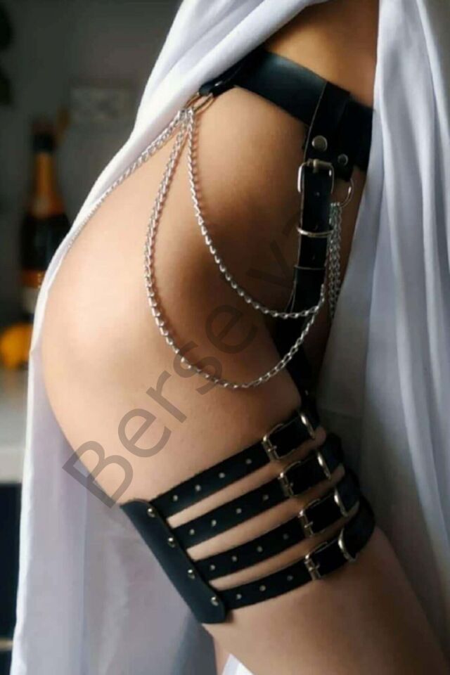 Zincirli Bacak Kemerli Harness - Brf711