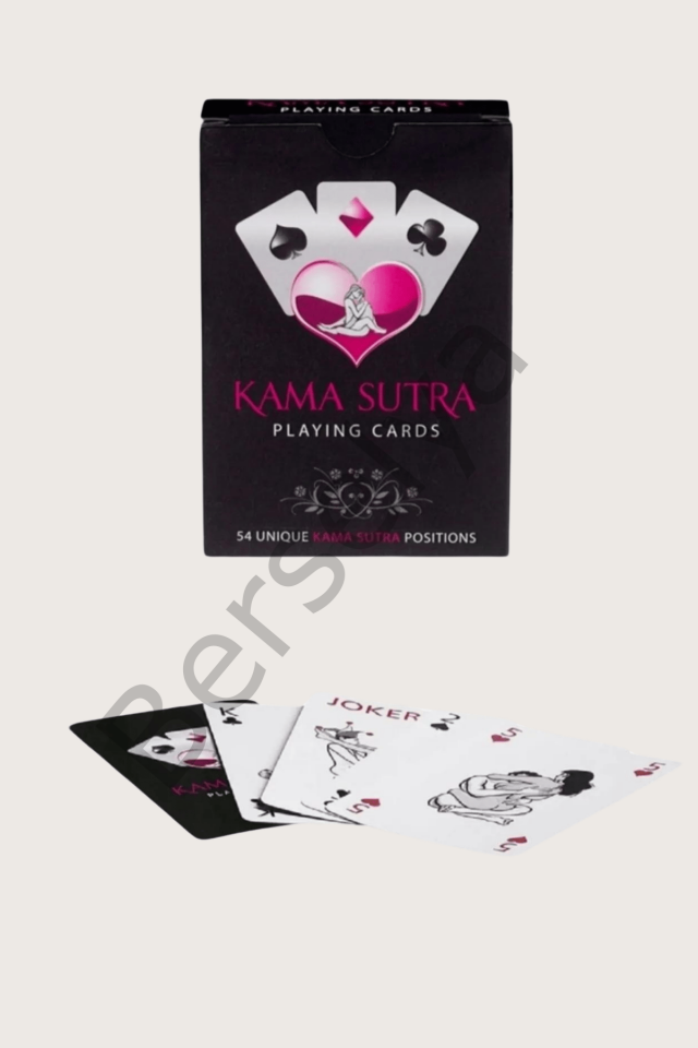 Sexy Görselli Oyun Kartı Kama Sutra Kırmızı Kırbaç Set